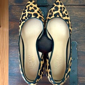 Franco sarto leopard wedges